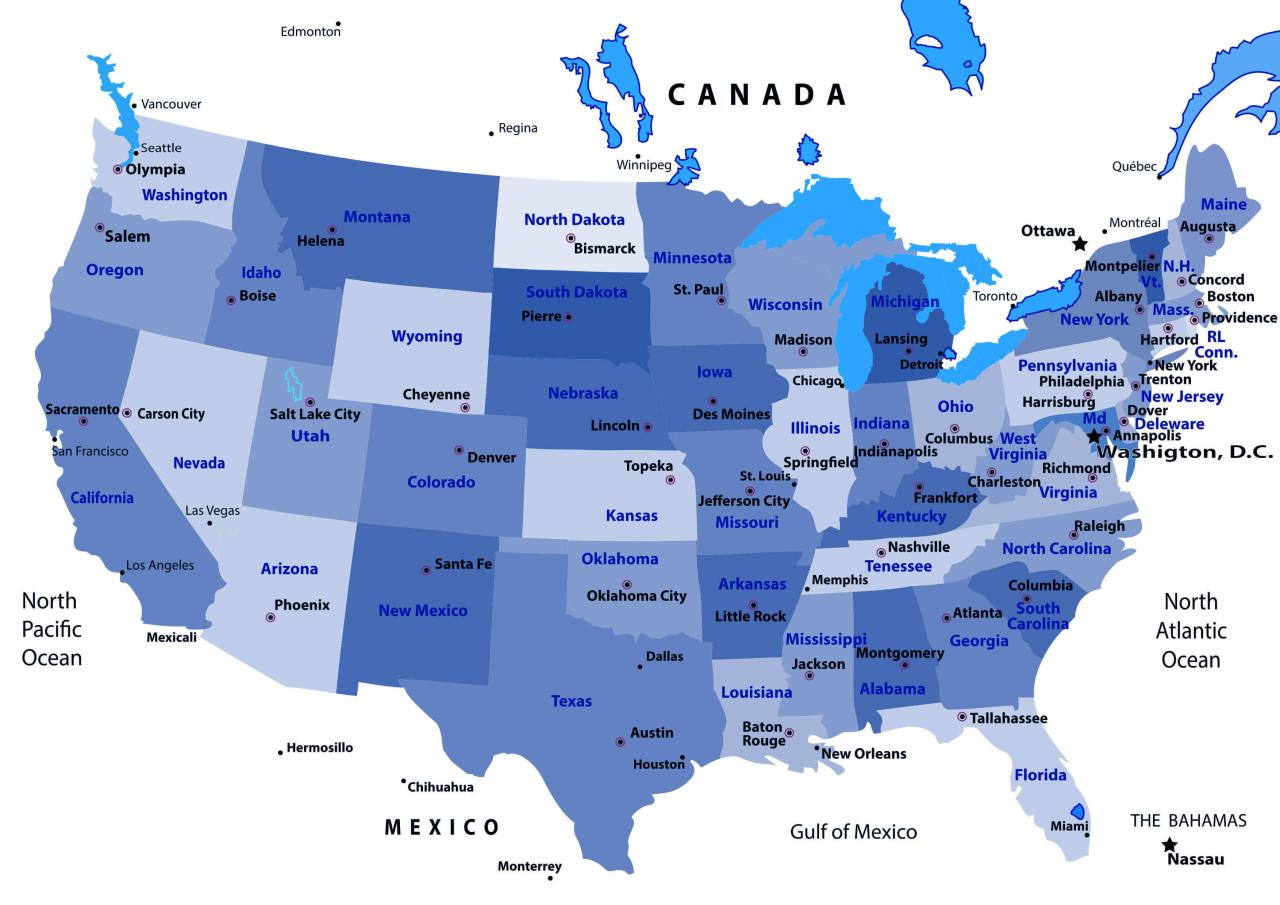 Map of United States Understanding The Implications Of A Non-Compete Clause